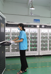 Automated power supply production line and aging test at XJK Power factory