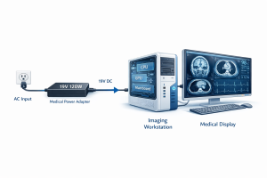 Imaging workstation + display + adapter